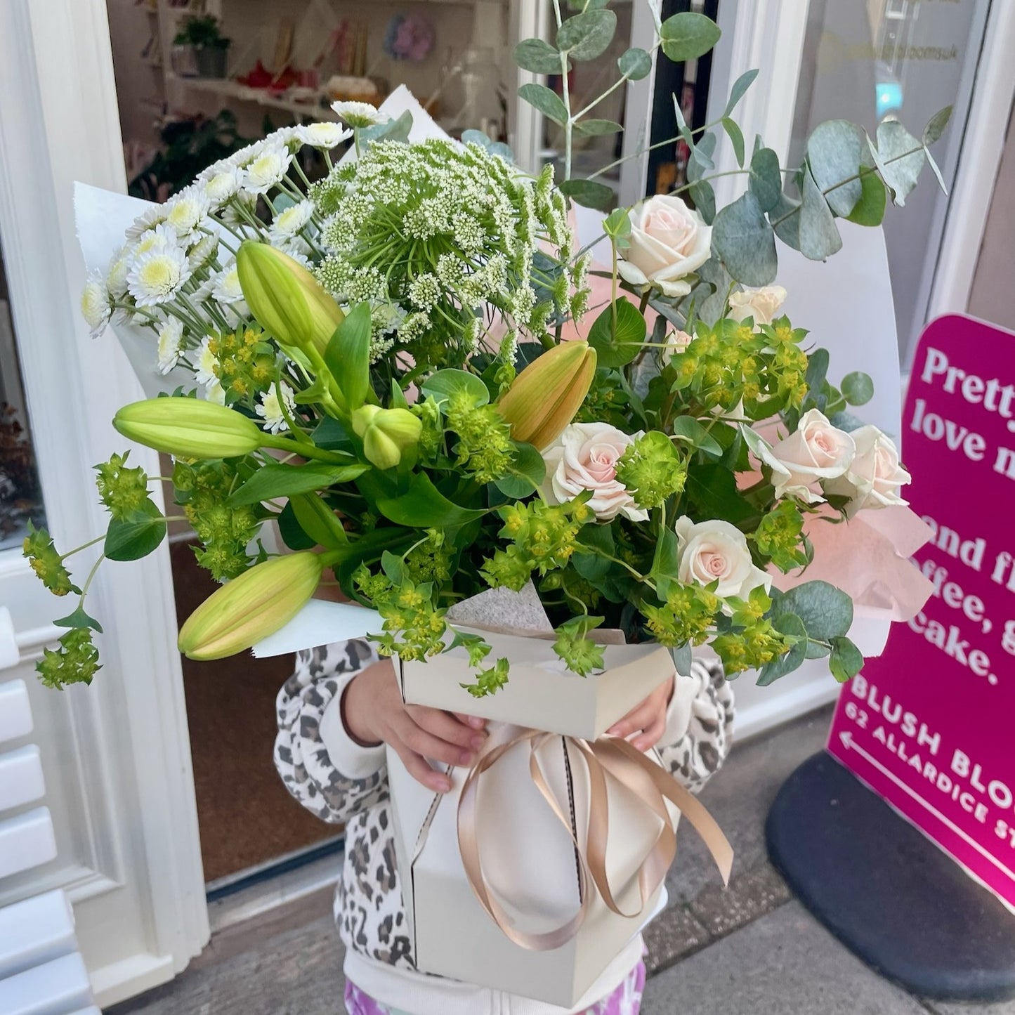 Blush Blooms modern and elegant bouquet