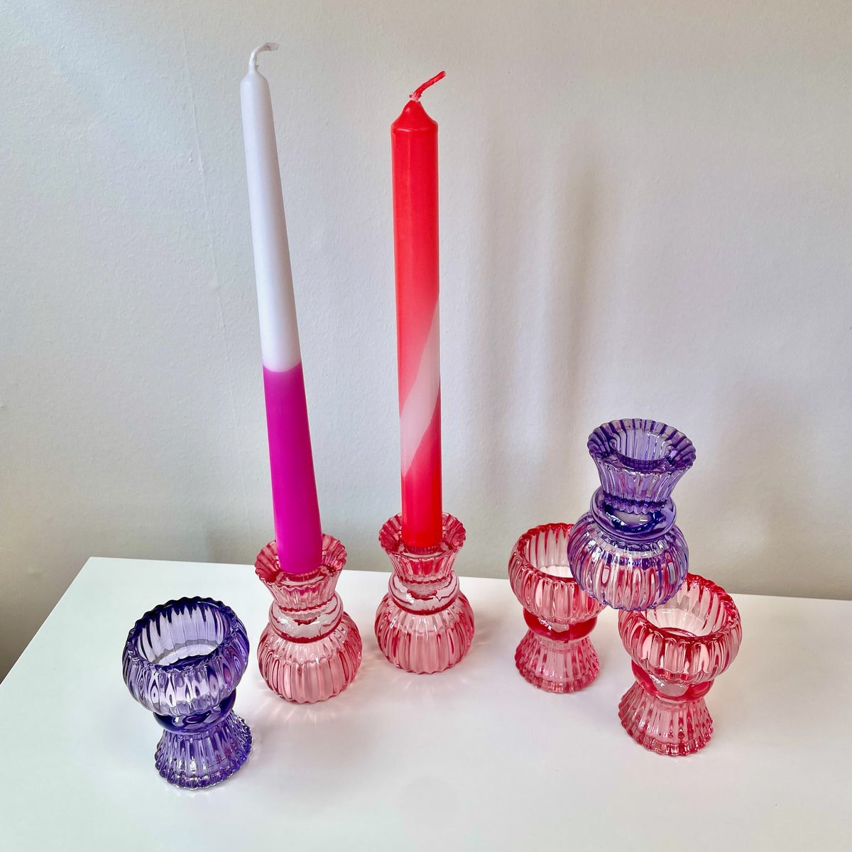 Glass Candle Holder – Small